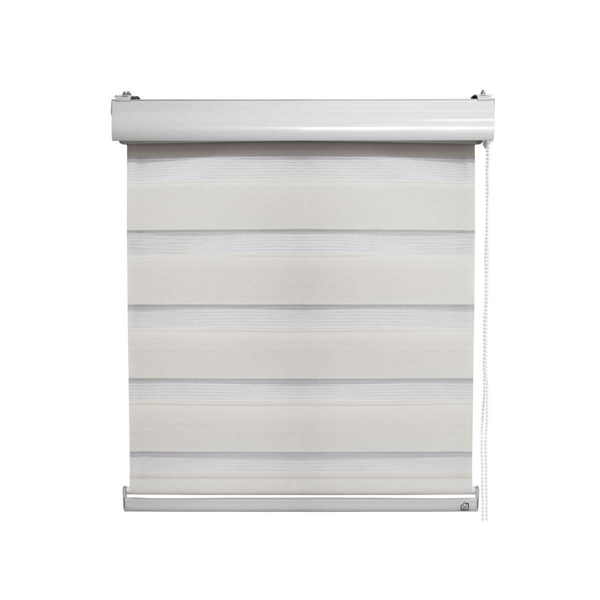 TODODESCUENTO - Cortina Roller Zebra 120x240cm Beige Crudo,