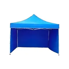 TODODESCUENTO - Toldo Con Pared 3x3mts, Arma Fácil, , Azul, Plegable