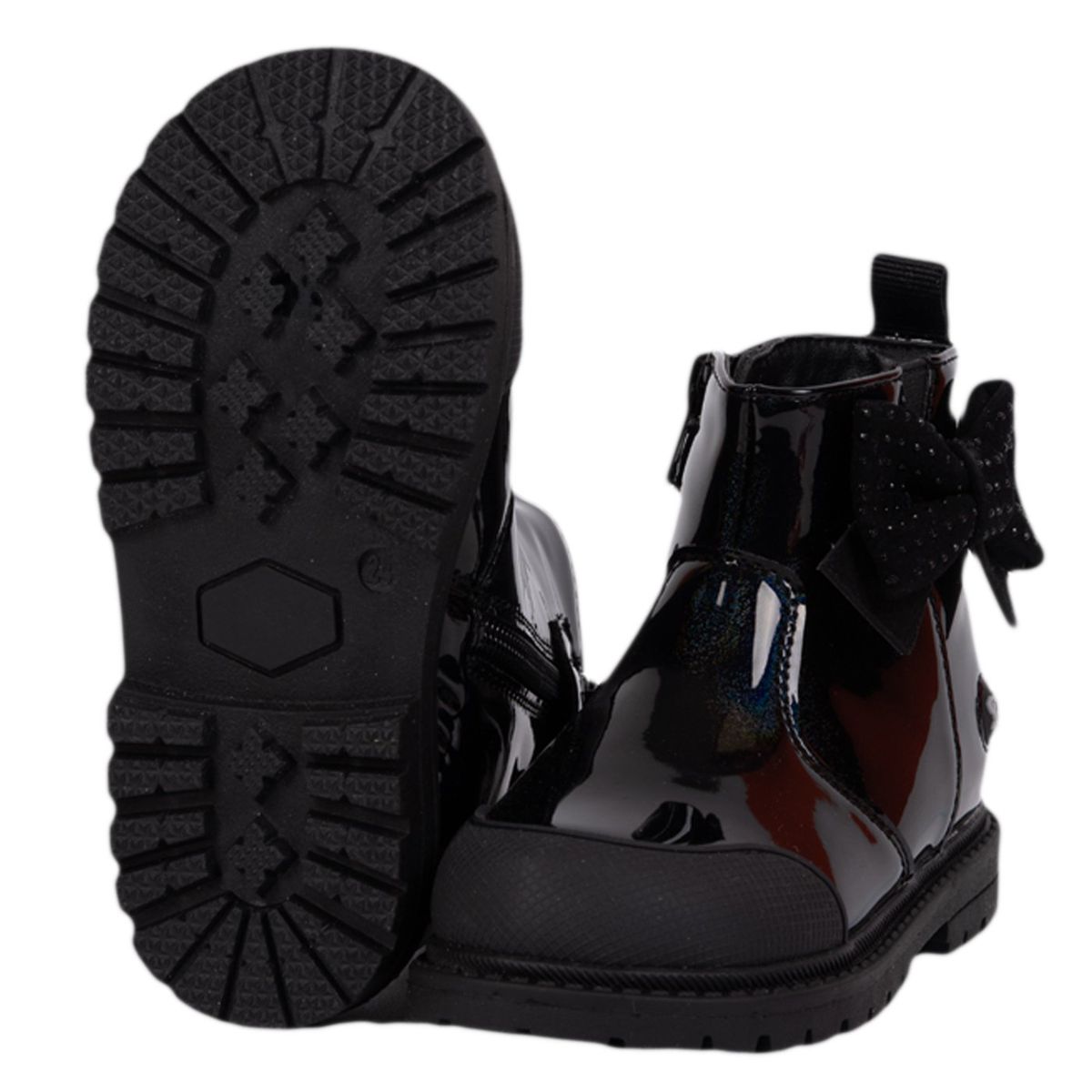 PILLIN - Botin Bebe Niña(PZB309-25NEG)