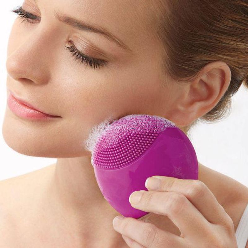 GENERICO - Masajeador limpiador y exfoliante facial electrico