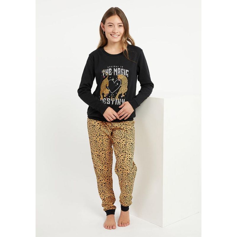 KAYSER - Pijama teens  de Algodón 651565M Kayser - Negro