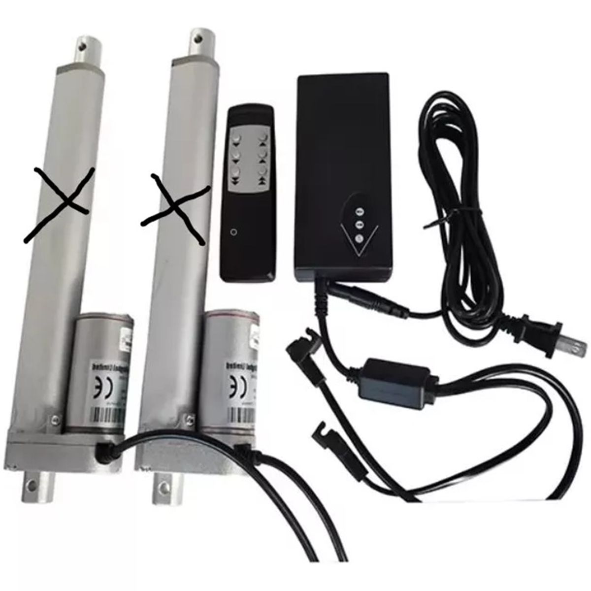 GENERICO - Controlador Actuador Lineal Inalambrico 12v Para 2 Actuadores