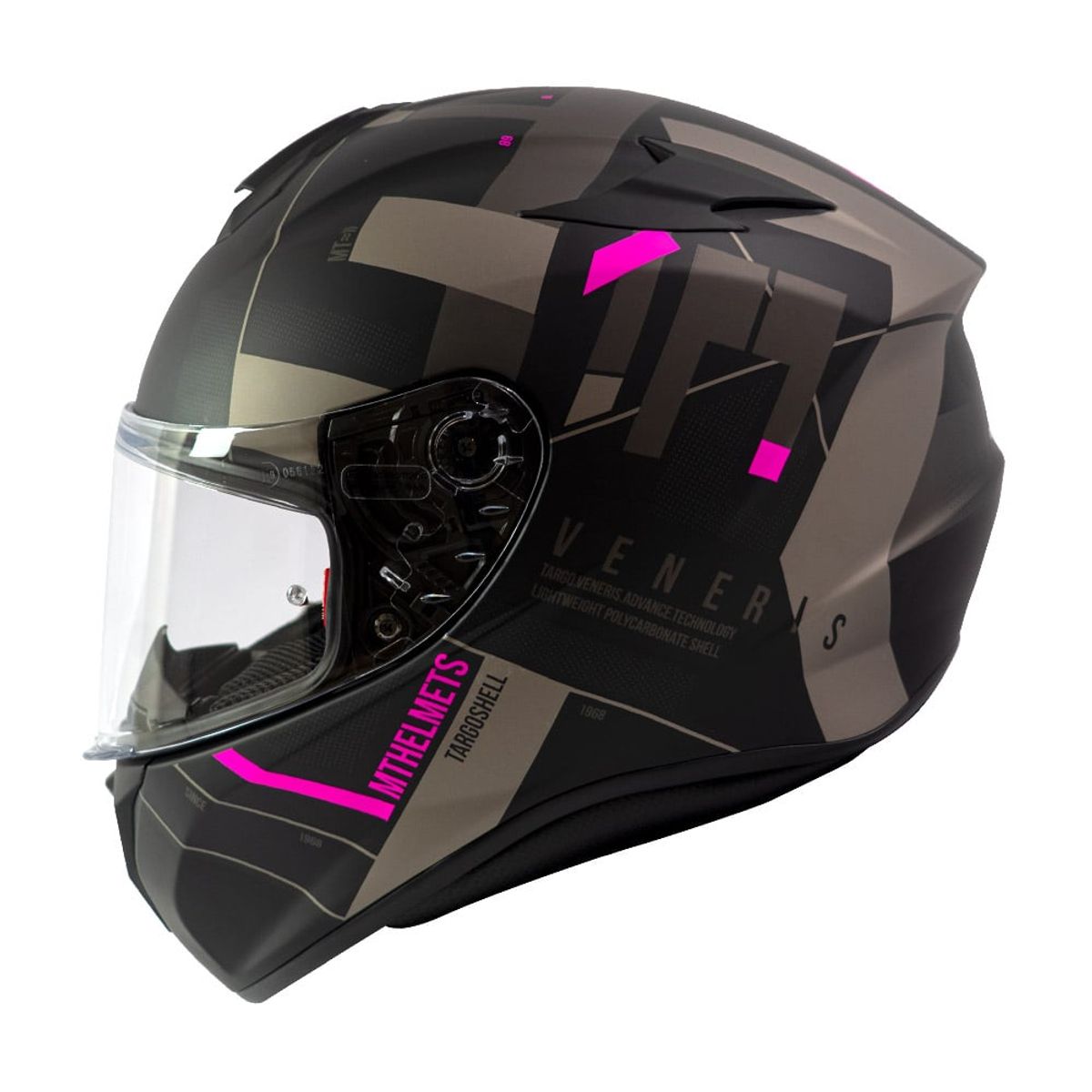 MT - Casco MT-FF106 Targo Veneris B8 Rosa Mate