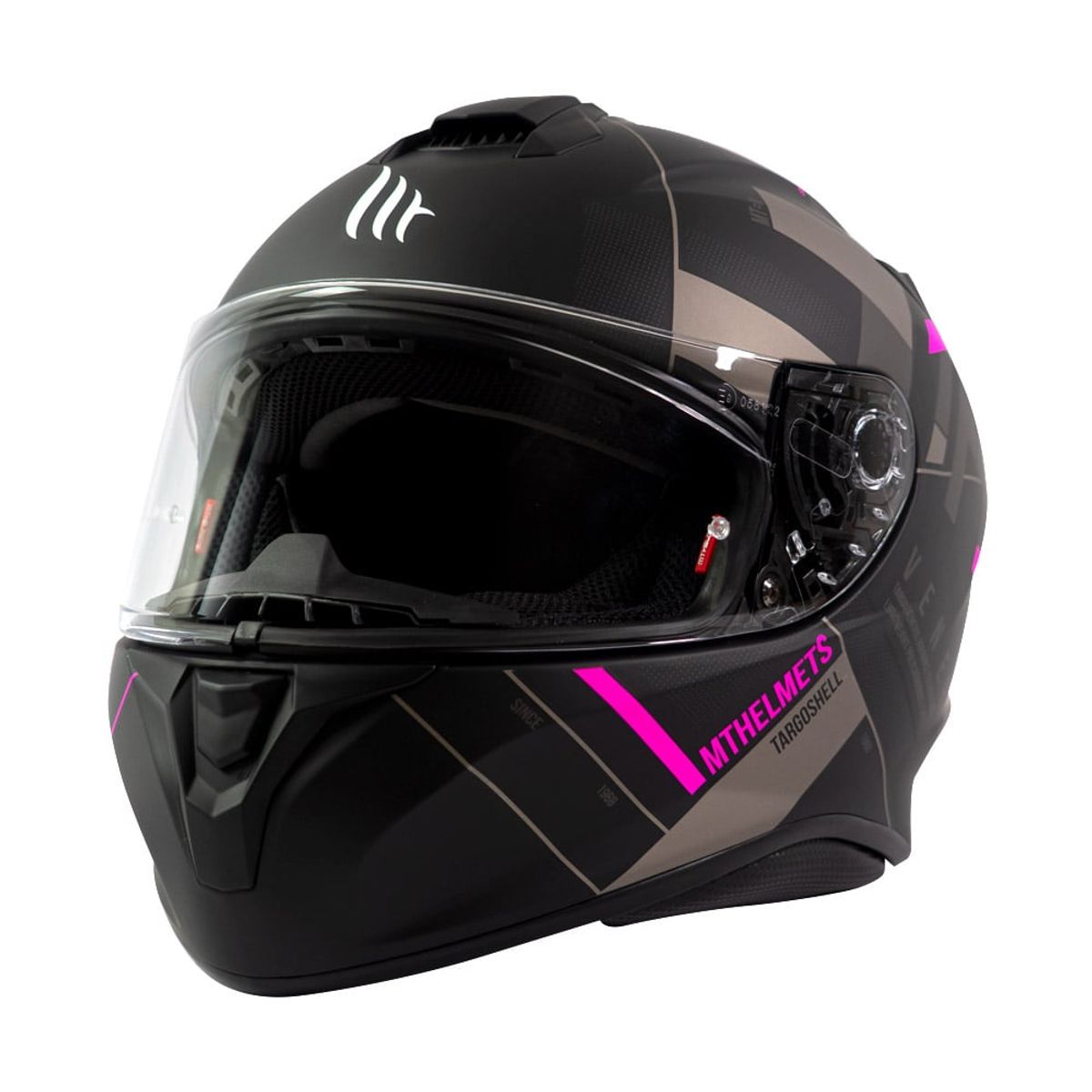 MT - Casco MT-FF106 Targo Veneris B8 Rosa Mate