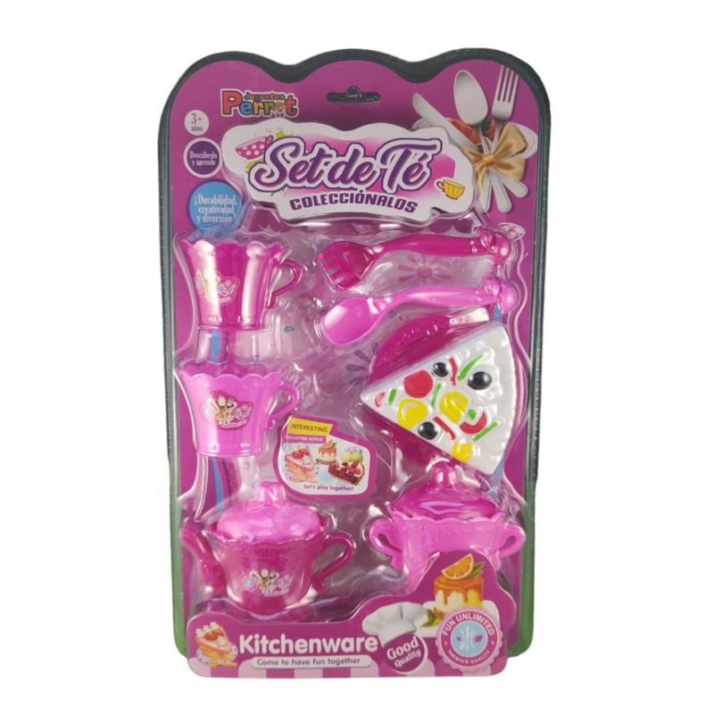 PERROT - Set de Té Rosado Juguetes Perrot