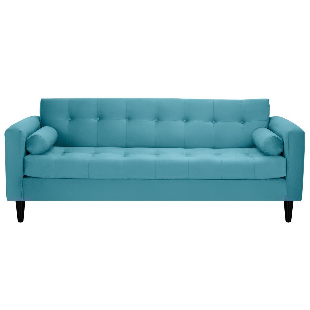 BODEVIR - Sofa Retro 3CG+2C Felpa 00 Turquesa