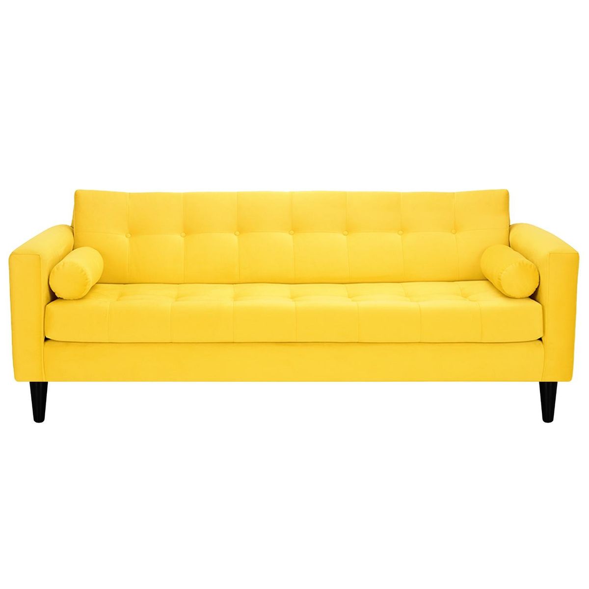 BODEVIR - Sofa Retro 3CG Felpa 00 Amarillo