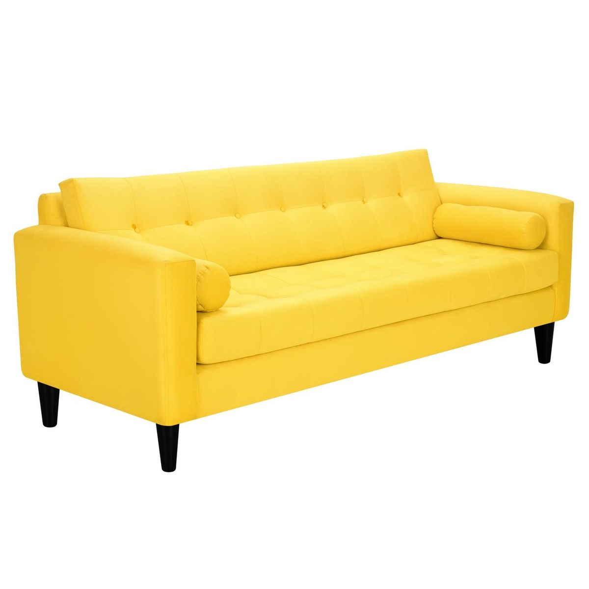 BODEVIR - Sofa Retro 3CG Felpa 00 Amarillo