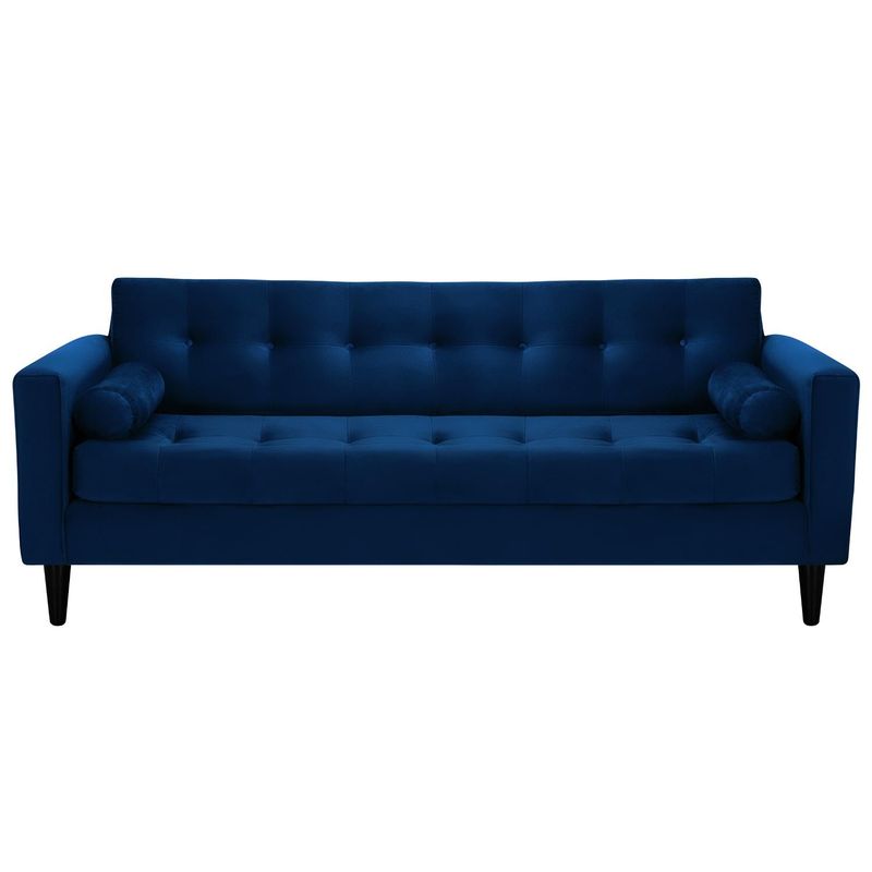 BODEVIR - Sofa Retro 3CG Felpa 00 Azul Marino