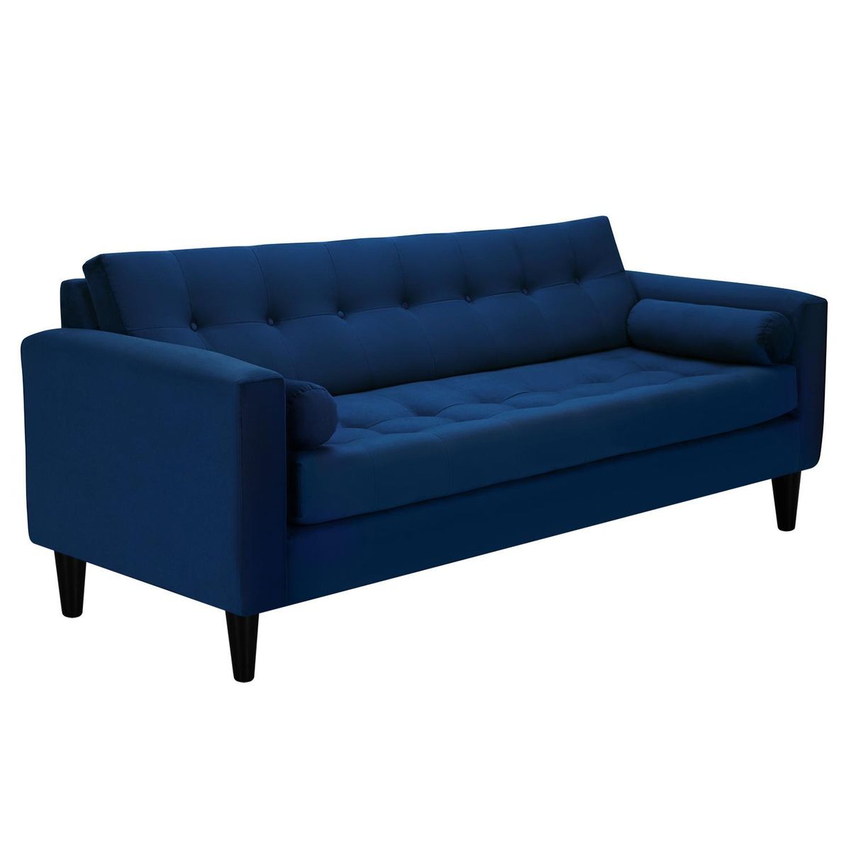BODEVIR - Sofa Retro 3CG Felpa 00 Azul Marino