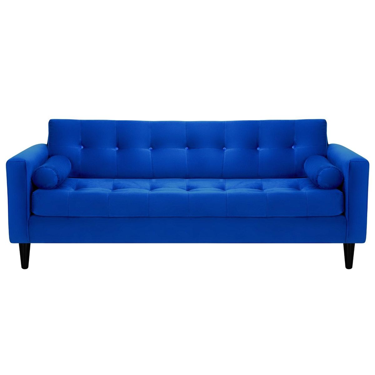 BODEVIR - Sofa Retro 3CG Felpa 00 Azul Rey
