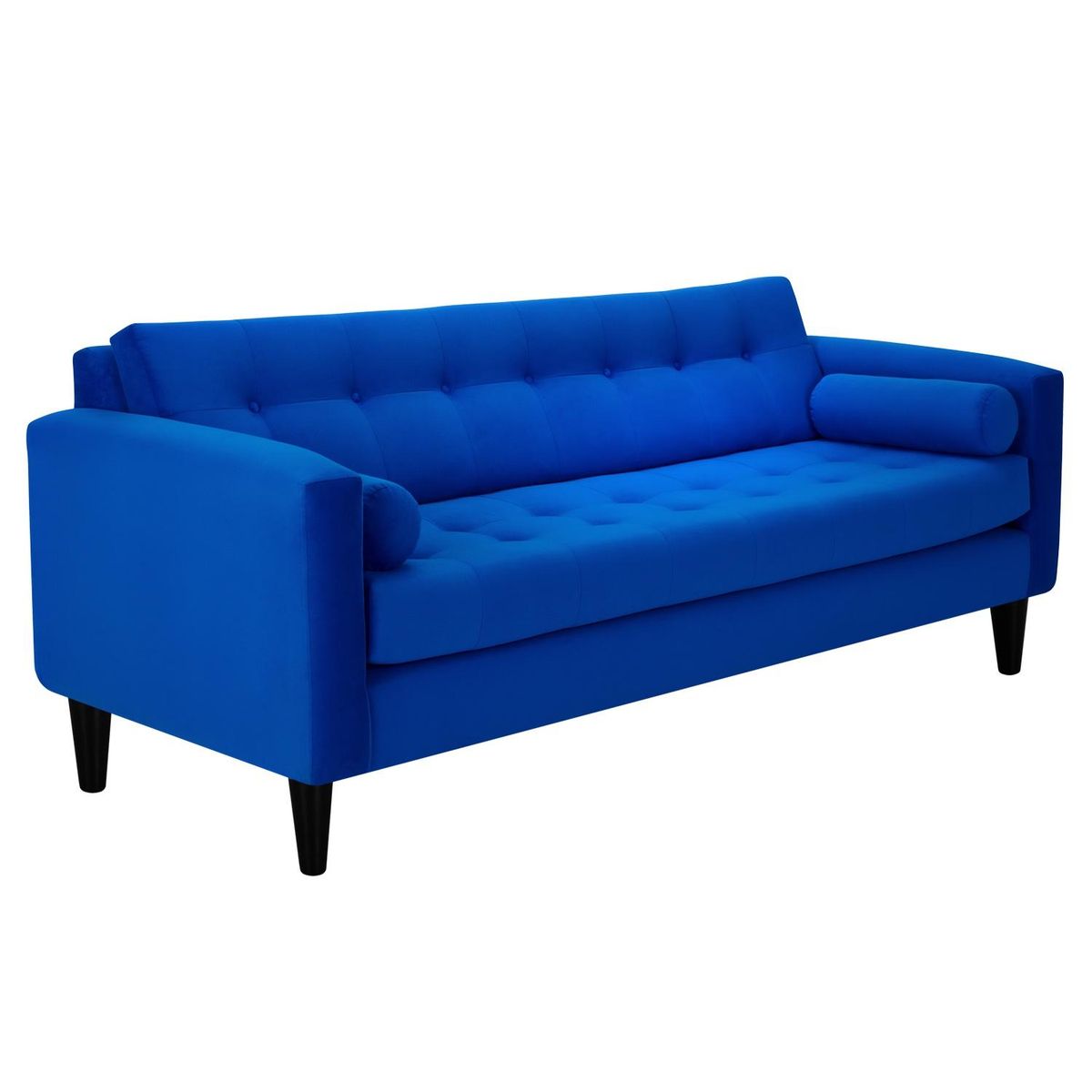 BODEVIR - Sofa Retro 3CG Felpa 00 Azul Rey