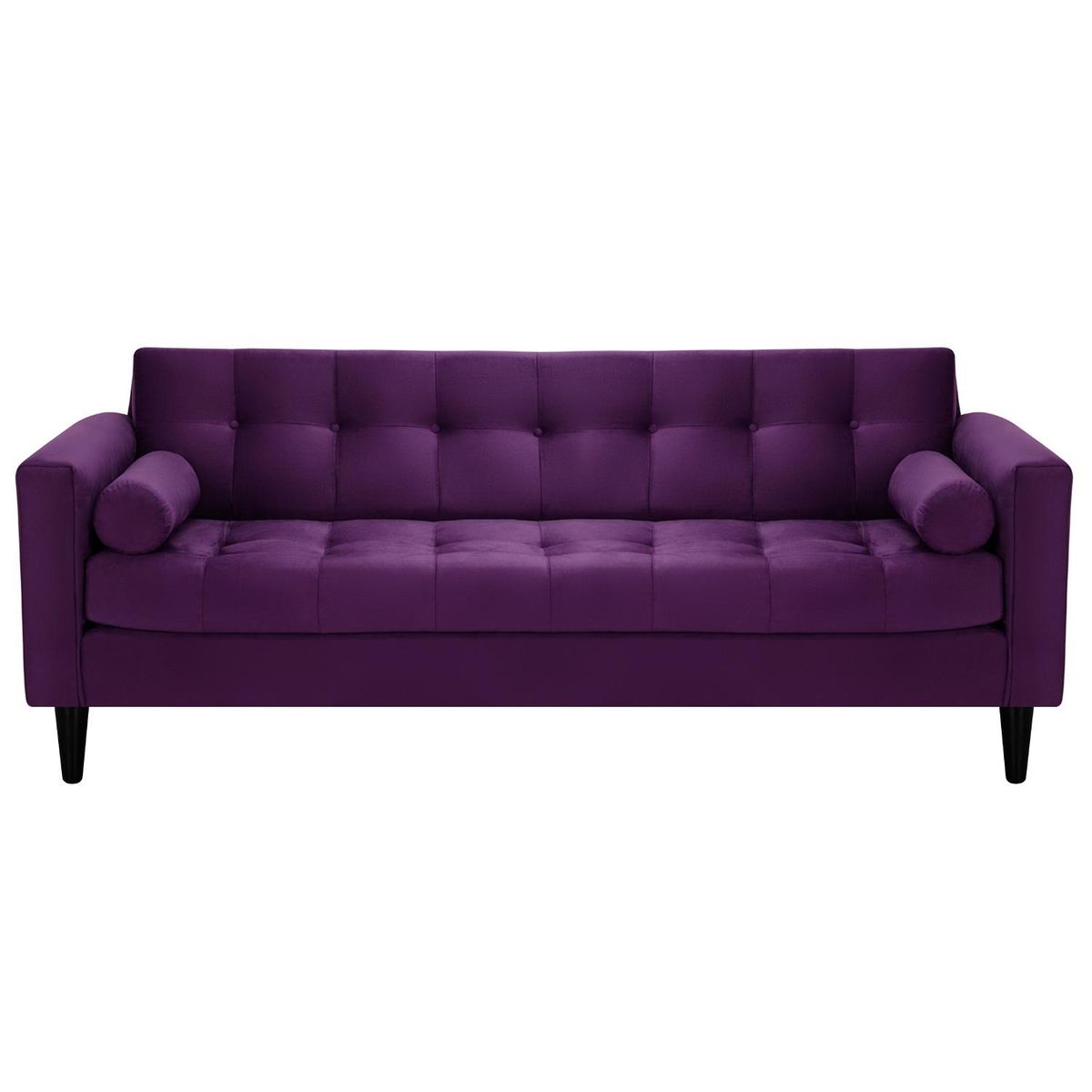 BODEVIR - Sofa Retro 3CG Felpa 00 Morado