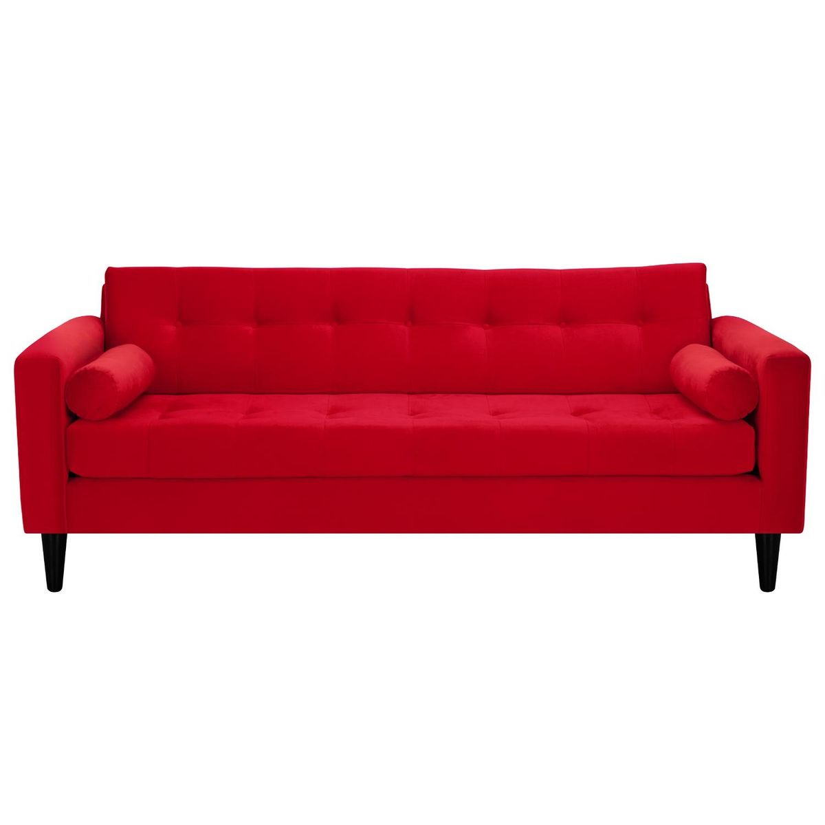 BODEVIR - Sofa Retro 3CG Felpa 00 Rojo