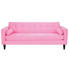BODEVIR - Sofa Retro 3CG Felpa 00 Rosado