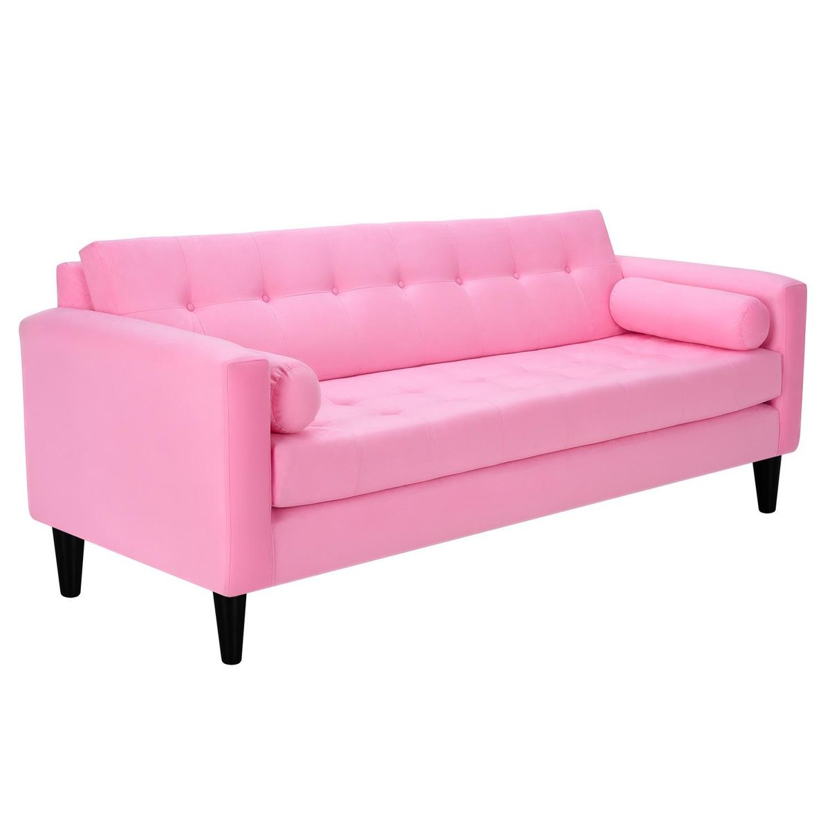BODEVIR - Sofa Retro 3CG Felpa 00 Rosado