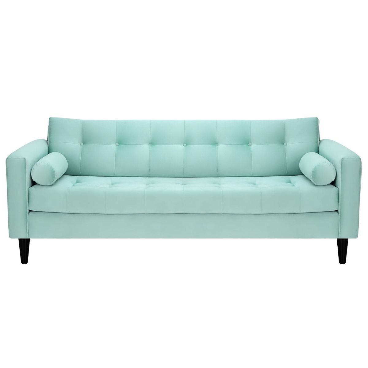BODEVIR - Sofa Retro 3CG Felpa 00 Verde Agua