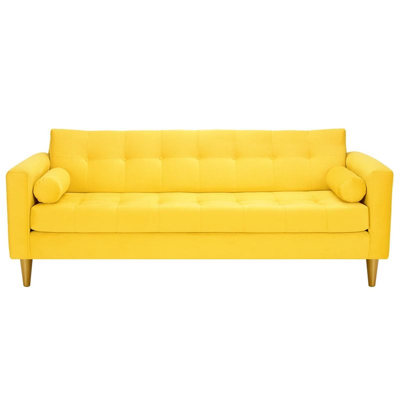 BODEVIR - Sofa Retro 3CG Felpa 01 Amarillo