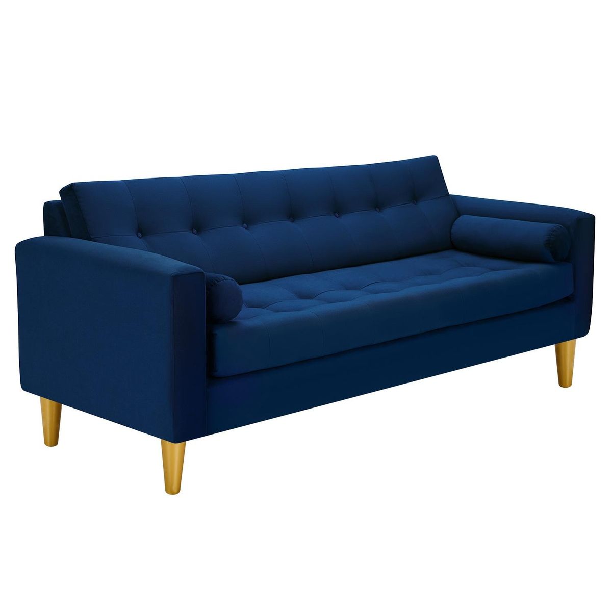 BODEVIR - Sofa Retro 3CG Felpa 01 Azul Marino