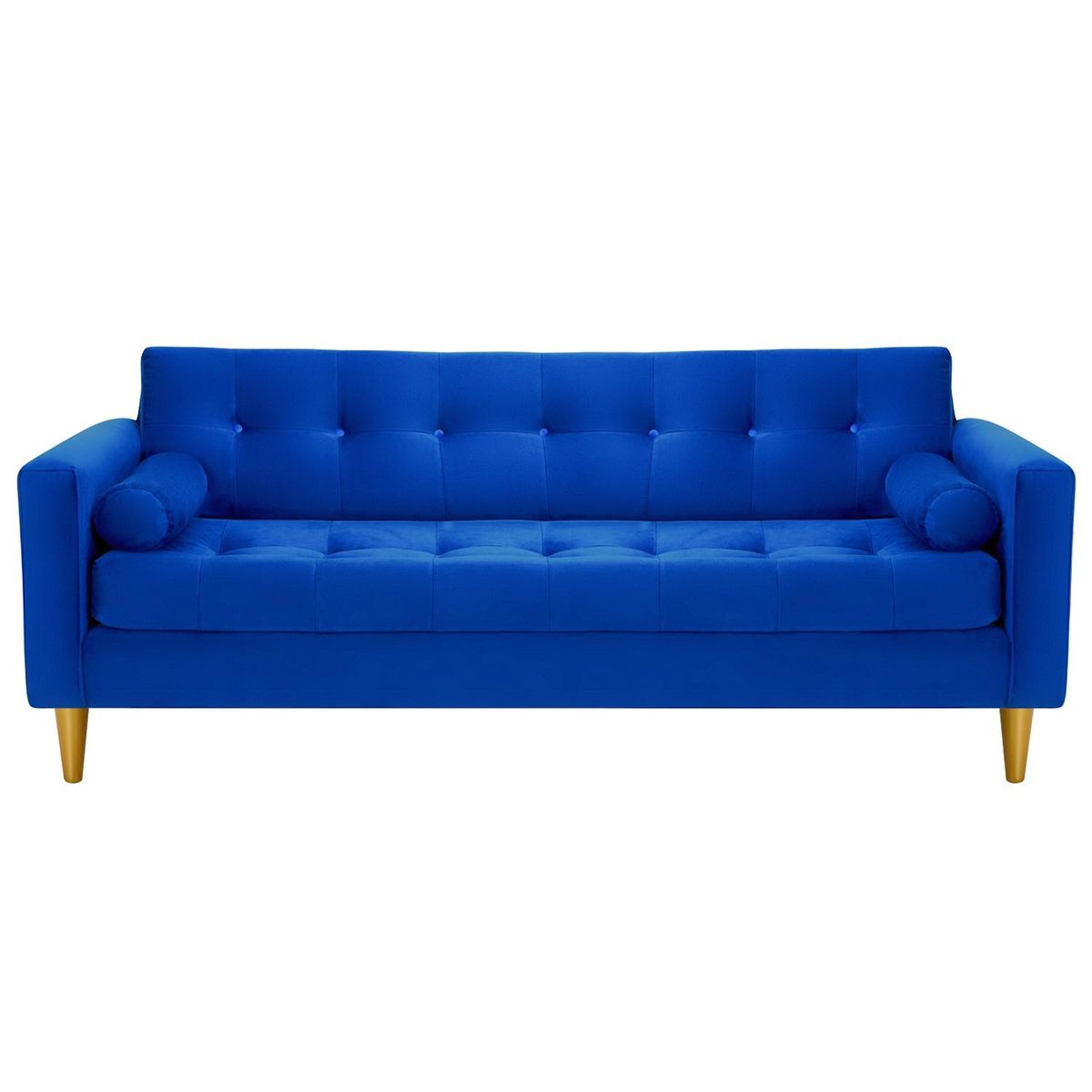 BODEVIR - Sofa Retro 3CG Felpa 01 Azul Rey