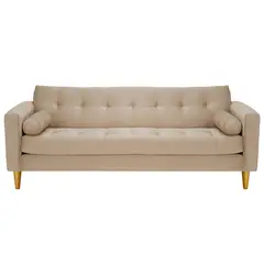 BODEVIR - Sofa Retro 3CG Felpa 01 Beige