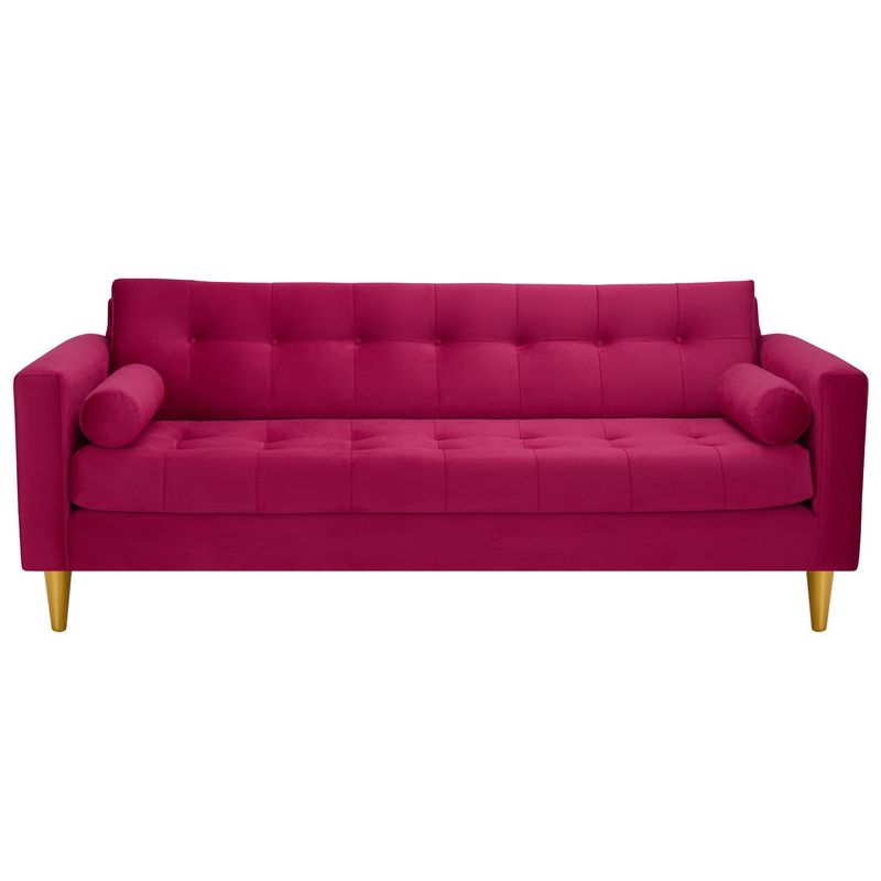 BODEVIR - Sofa Retro 3CG Felpa 01 Burdeo