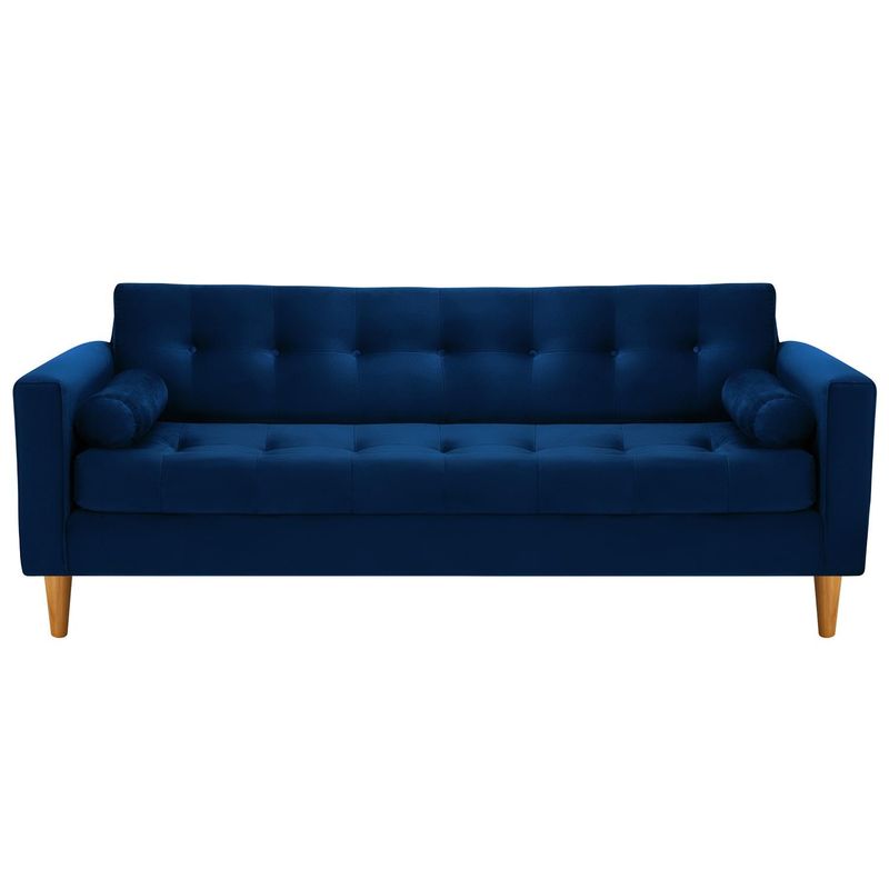 BODEVIR - Sofa Retro 3CG Felpa 04 Azul Marino
