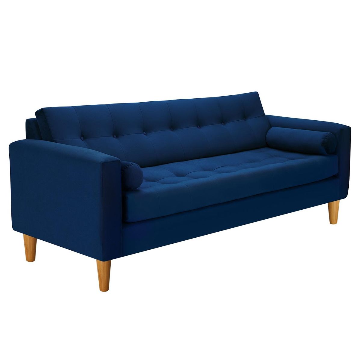BODEVIR - Sofa Retro 3CG Felpa 04 Azul Marino