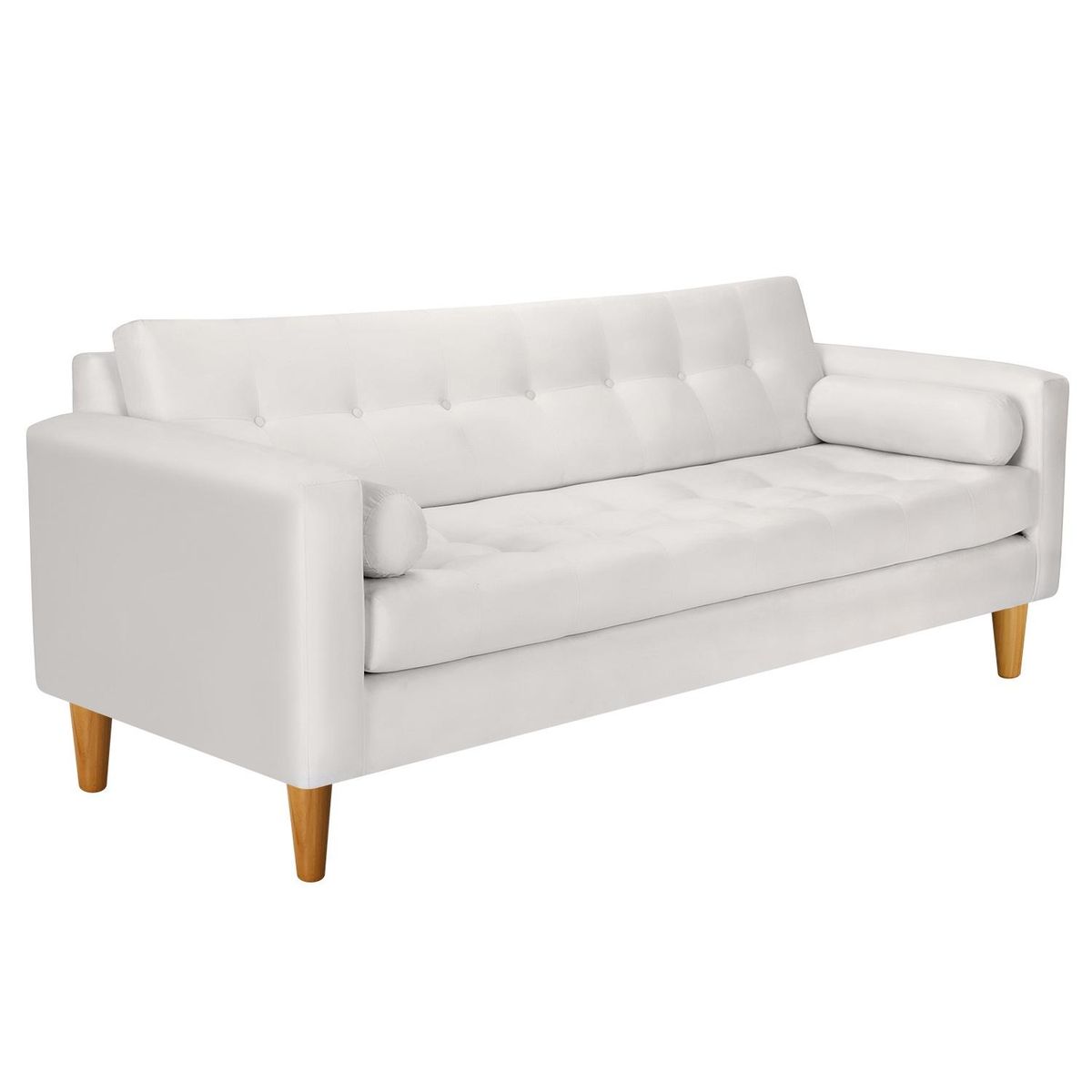 BODEVIR - Sofa Retro 3CG Felpa 04 Crudo