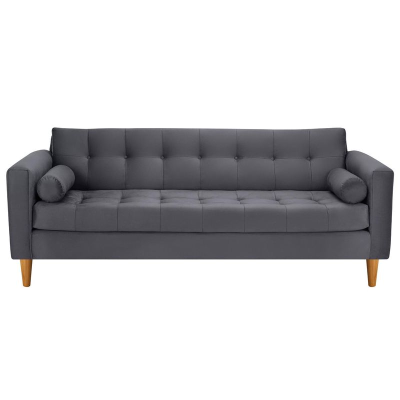 BODEVIR - Sofa Retro 3CG Felpa 04 Gris