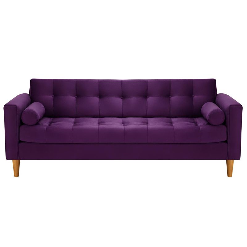 BODEVIR - Sofa Retro 3CG Felpa 04 Morado