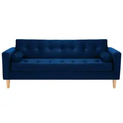 BODEVIR - Sofa Retro 3CG Felpa 05 Azul Marino