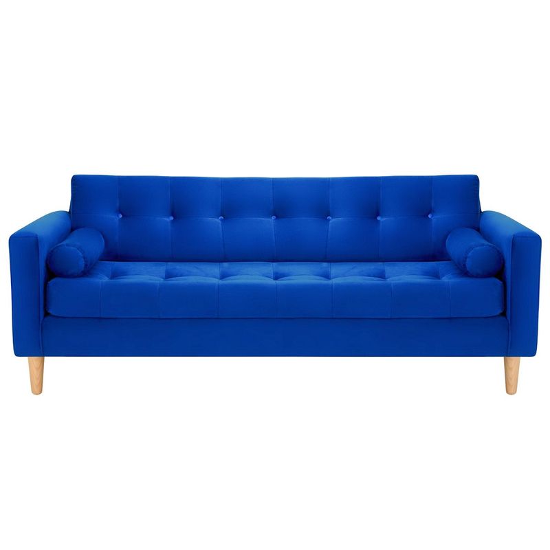 BODEVIR - Sofa Retro 3CG Felpa 05 Azul Rey