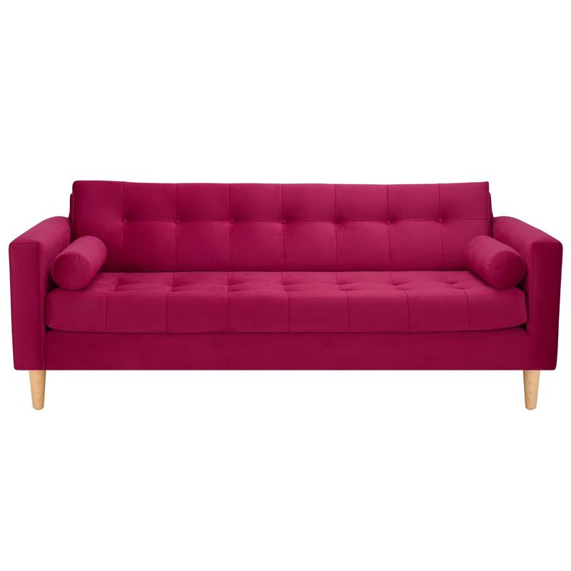 BODEVIR - Sofa Retro 3CG Felpa 05 Burdeo