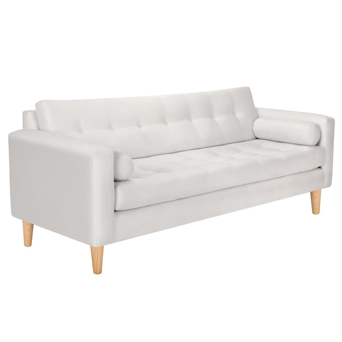 BODEVIR - Sofa Retro 3CG Felpa 05 Crudo