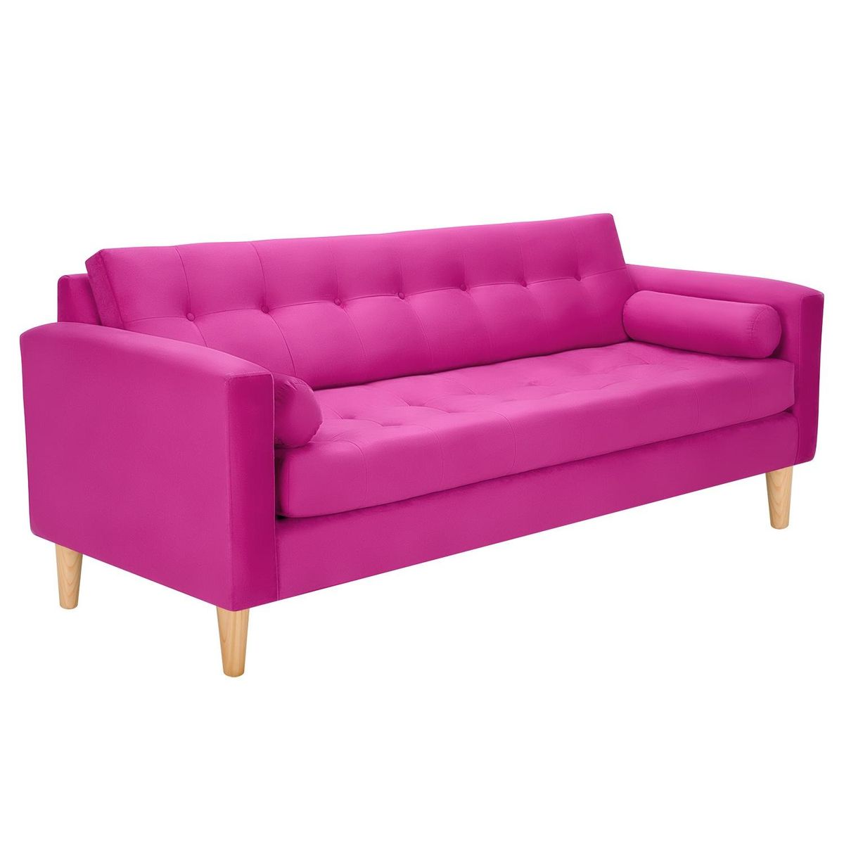 BODEVIR - Sofa Retro 3CG Felpa 05 Fucsia