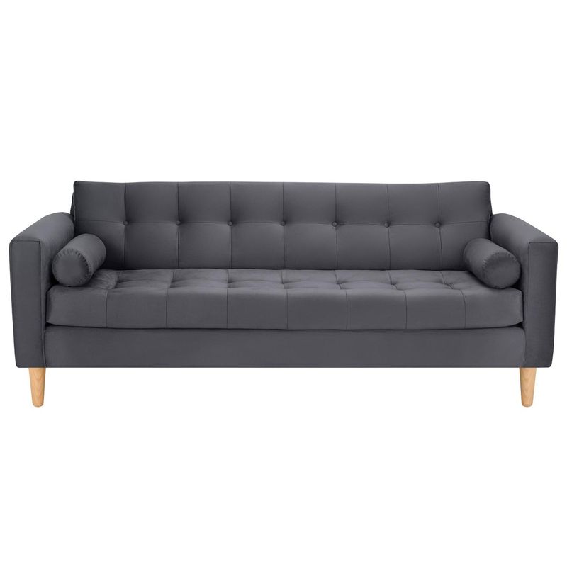 BODEVIR - Sofa Retro 3CG Felpa 05 Gris