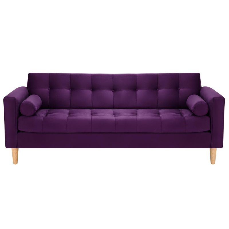 BODEVIR - Sofa Retro 3CG Felpa 05 Morado