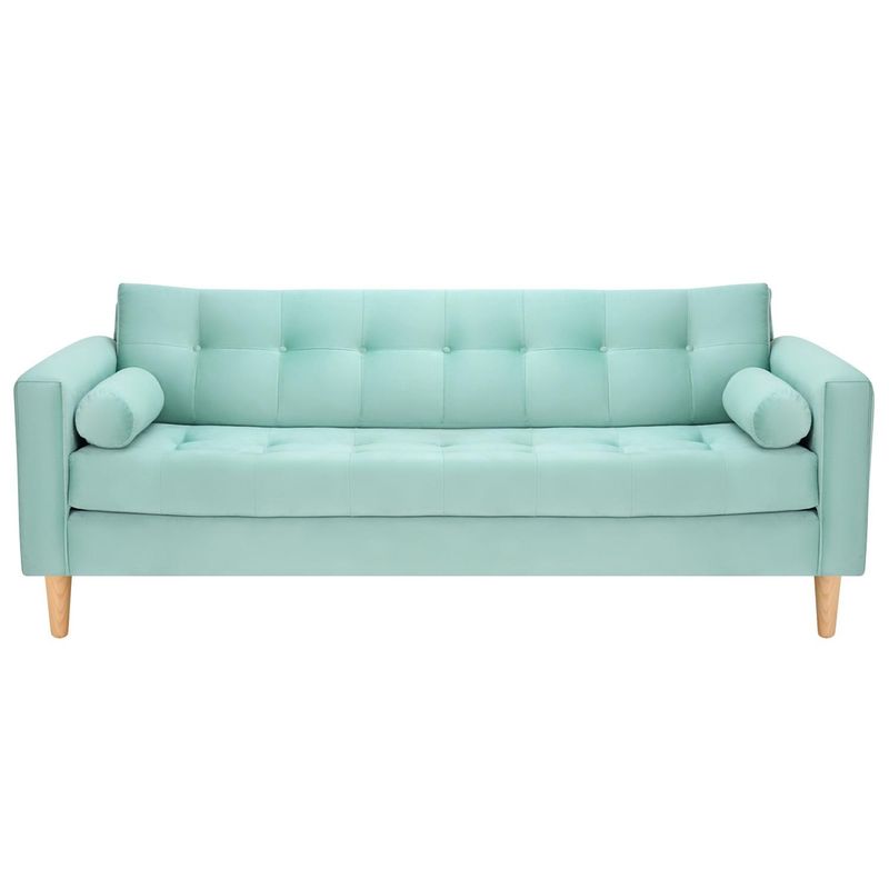 BODEVIR - Sofa Retro 3CG Felpa 05 Verde Agua