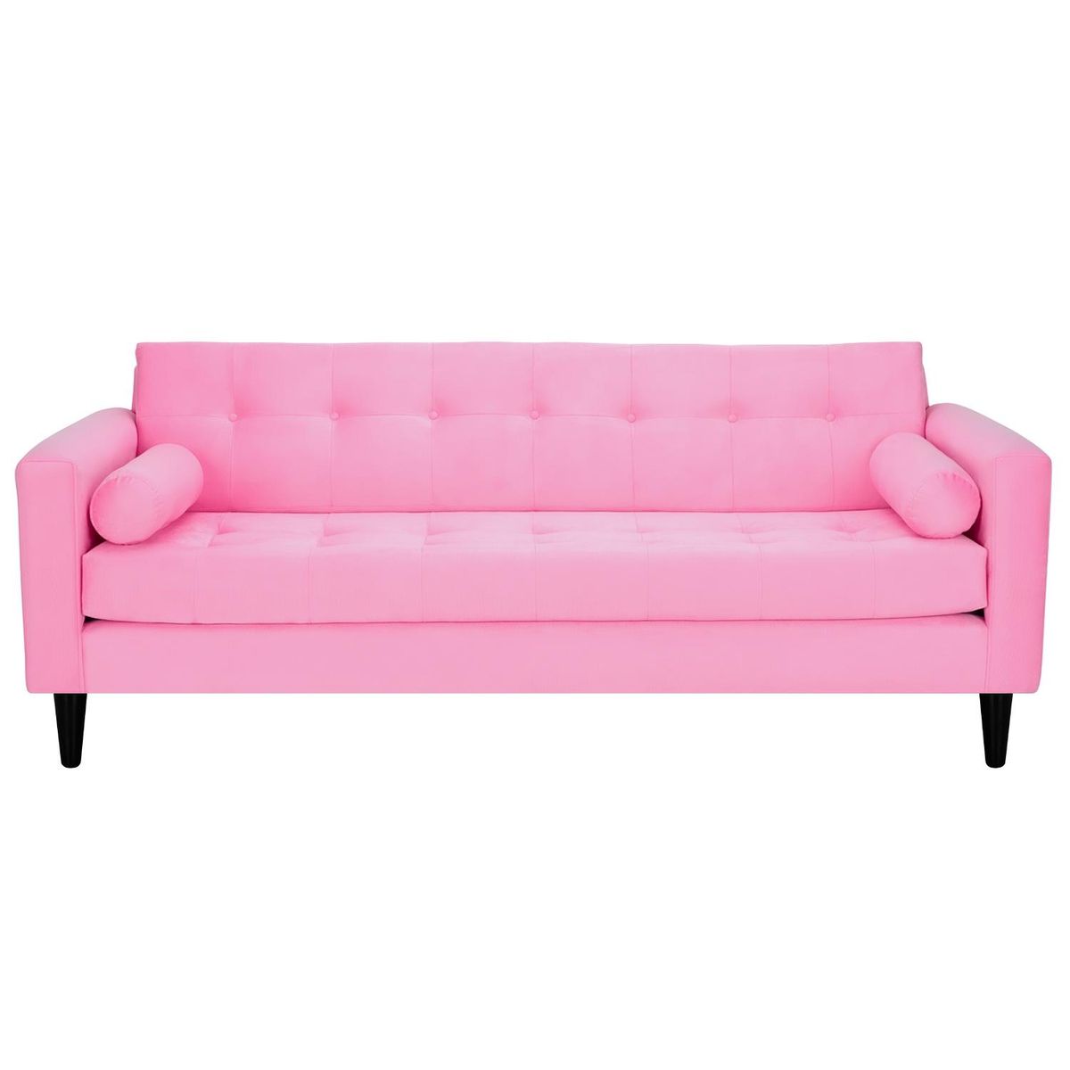 BODEVIR - Sofa Retro 3CG+1+1 Felpa 00 Rosado