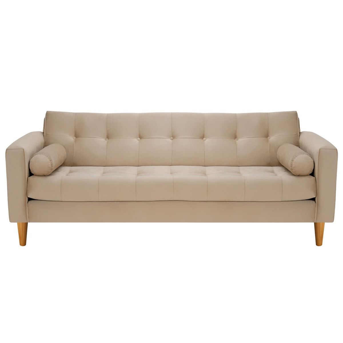 BODEVIR - Sofa Retro 3CG+1+1 Felpa 04 Beige