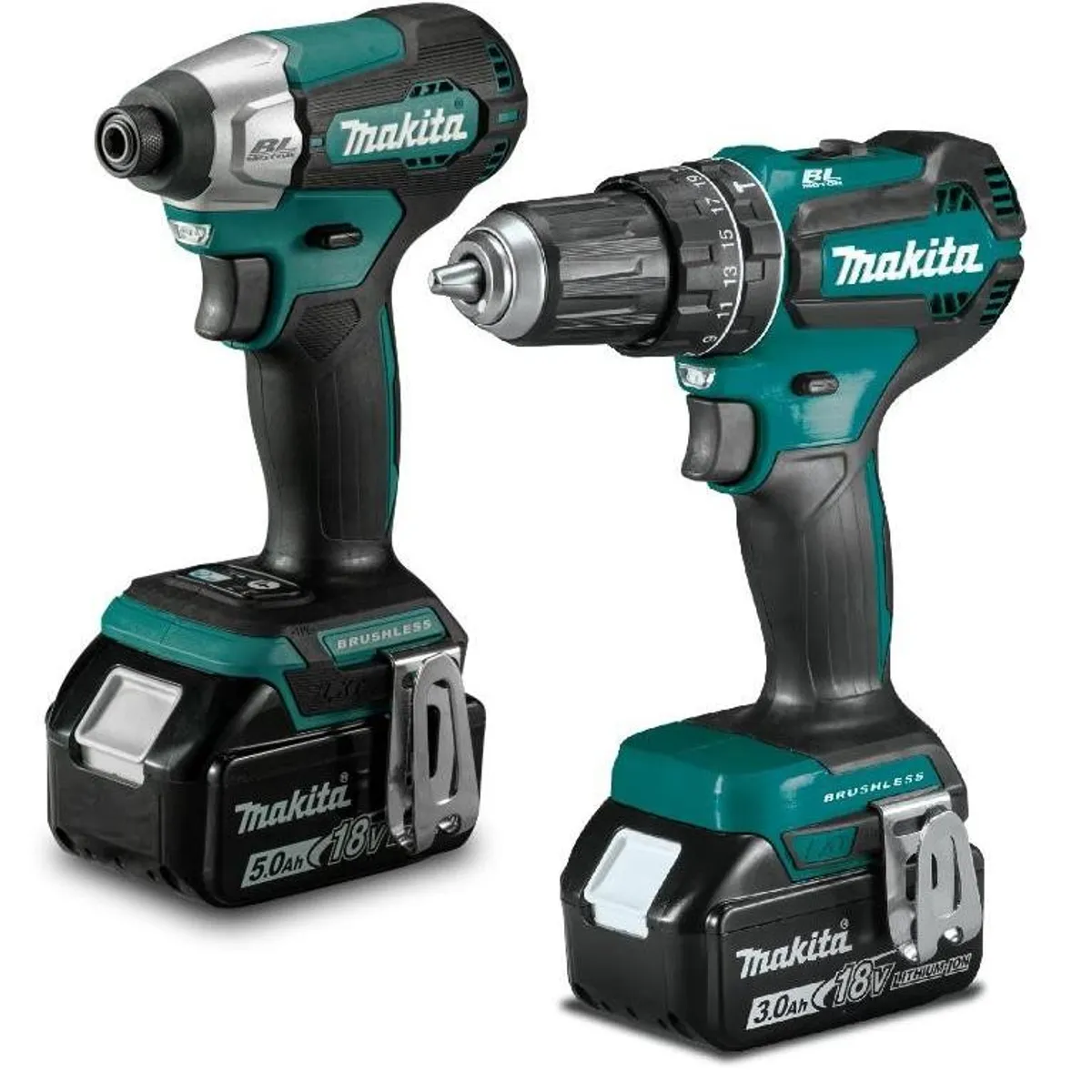 MAKITA - Kit Makita Taladro Percutor + Atornillador Impacto 18V DLX2416YX2