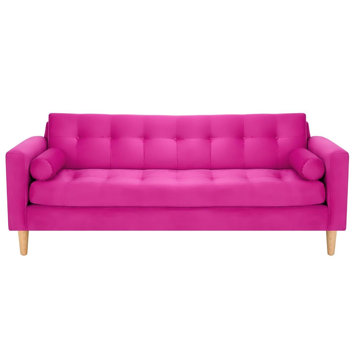BODEVIR - Sofa Retro 3CG+2C Felpa 05 Fucsia