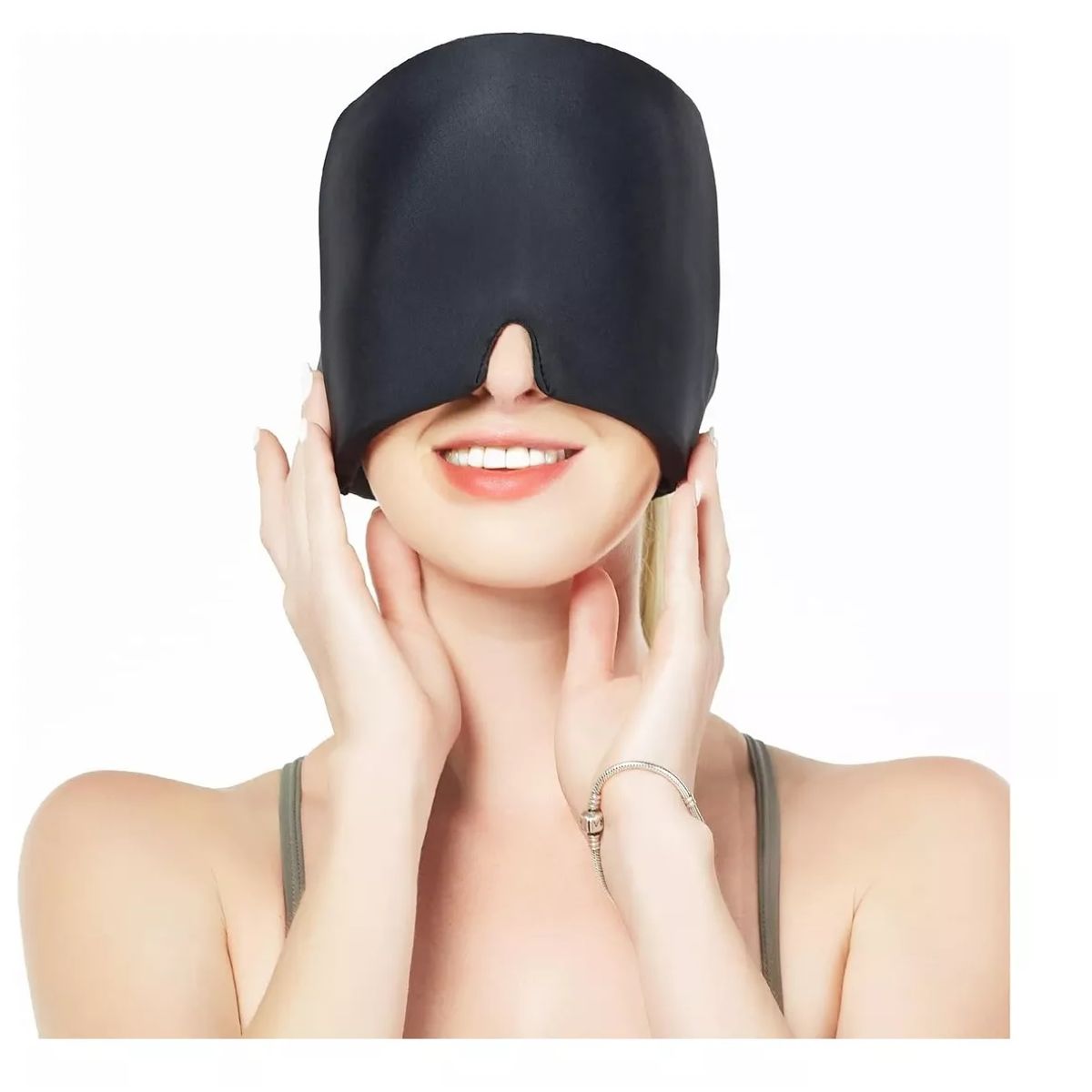 GENERICO - Pack X 5 Gorro Gel Alivio De Migraña Frío Calor Dolor Cabeza