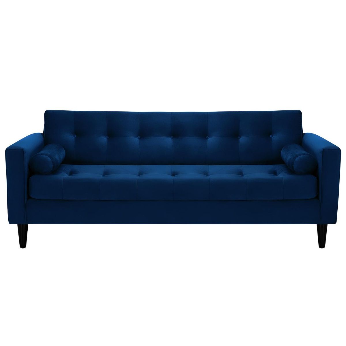 BODEVIR - Sofa Retro 3CG+2C Felpa 00 Azul Marino