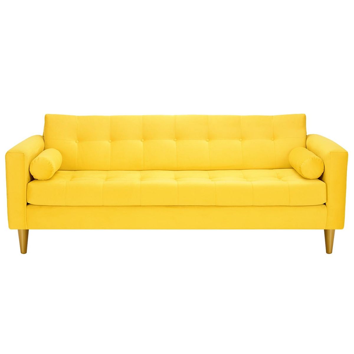 BODEVIR - Sofa Retro 3CG+2C Felpa 01 Amarillo