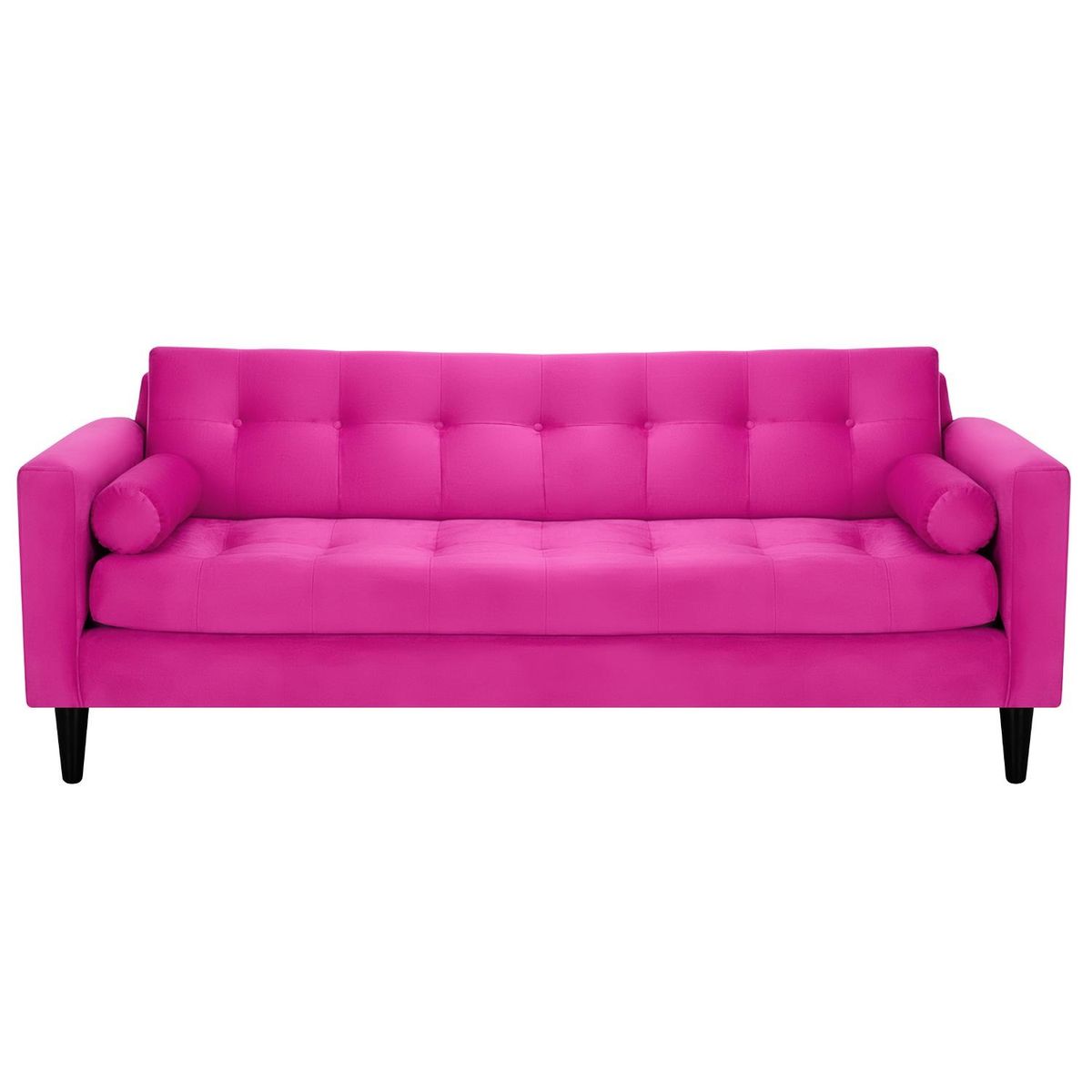 BODEVIR - Sofa Retro 3CG+2C Felpa 00 Fucsia