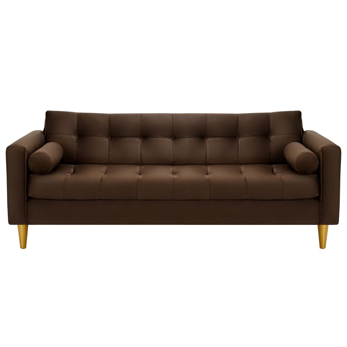 BODEVIR - Sofa Retro 3CG+2C Felpa 01 Chocolate