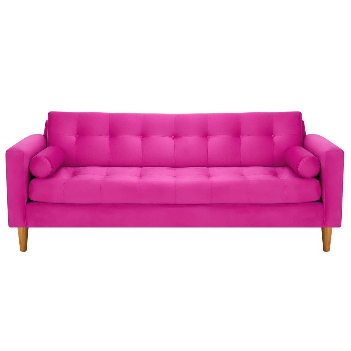 BODEVIR - Sofa Retro 3CG+2C Felpa 04 Fucsia