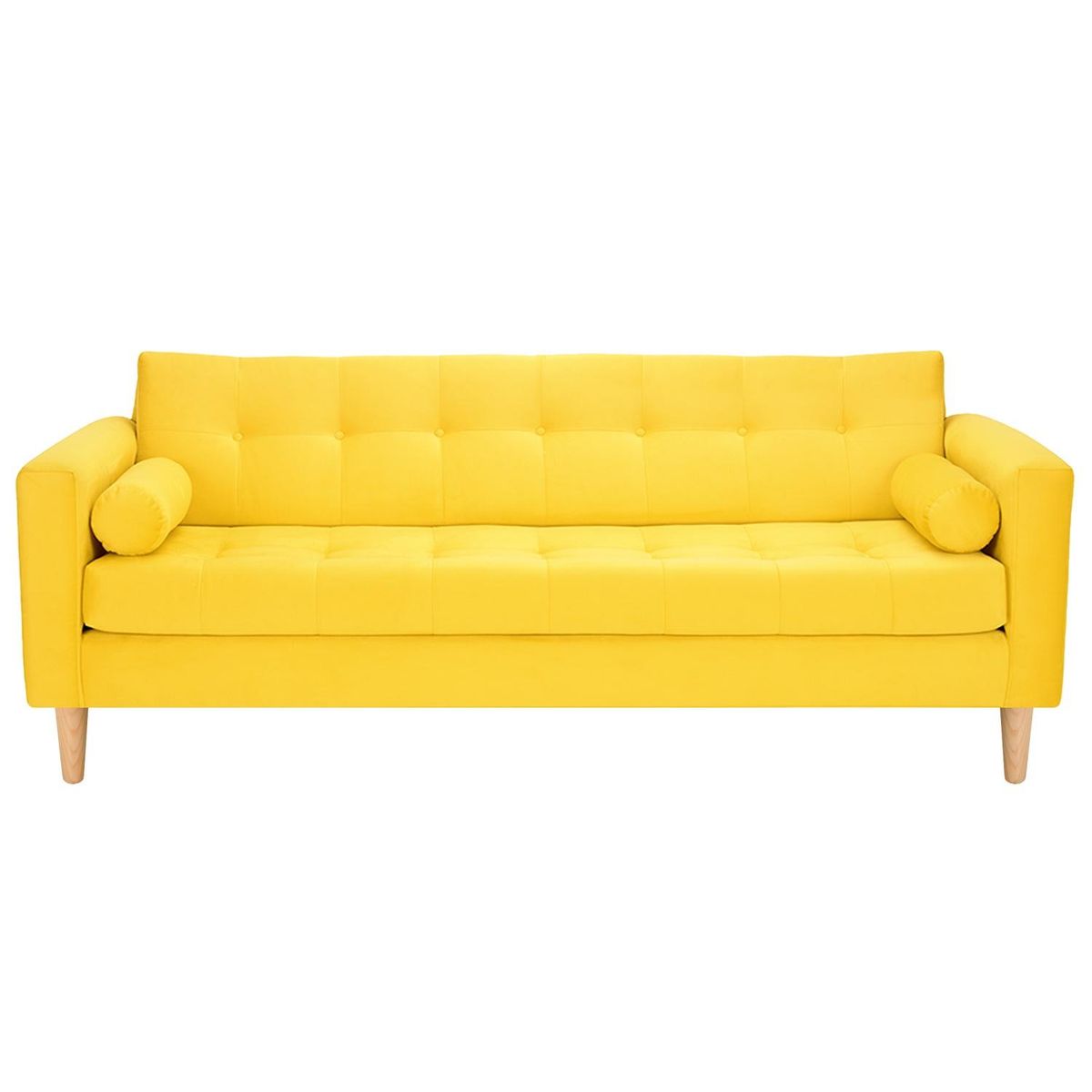 BODEVIR - Sofa Retro 3CG+2C Felpa 05 Amarillo